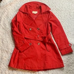 Primary Red Trench Coat by Michael Kors